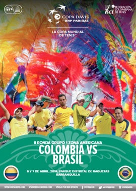 Revista Copa Davis - Colombia vs Brasil 2018